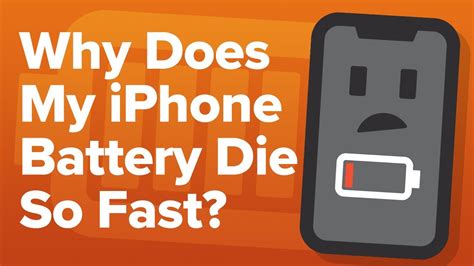 Why does iPhone battery drain so fast?